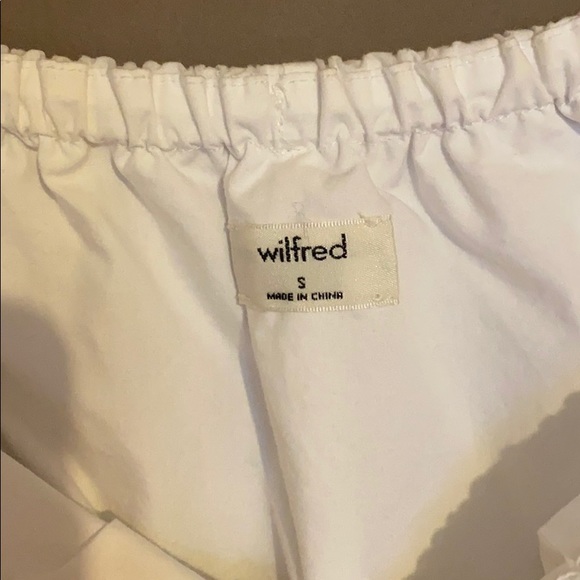 WILFRED off shoulder white long sleeve top - Picture 2 of 2